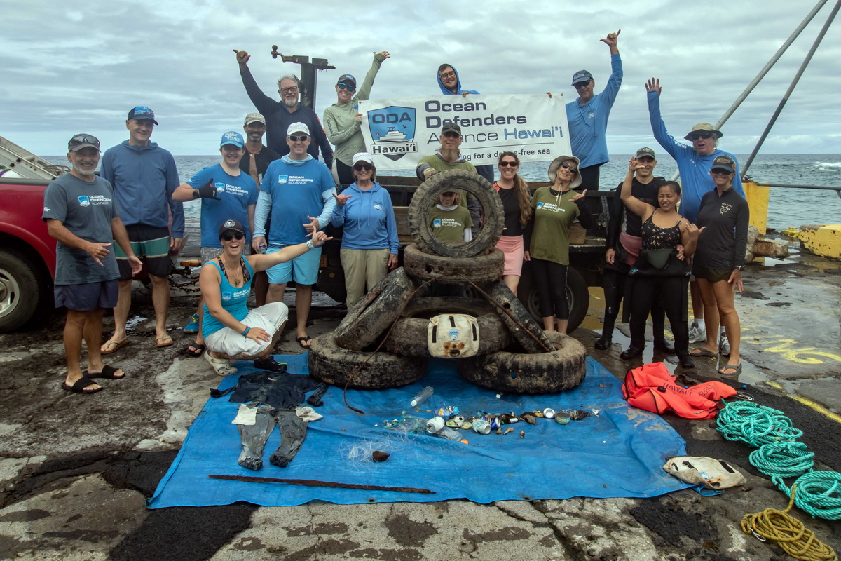 ODA Hawai'i Crew with their Catch of the Day
