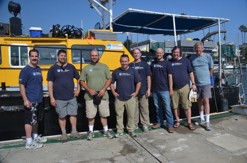 ODA Volunteer Crew before heading out to find man-made debris to remove.