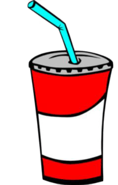 news cup and straw