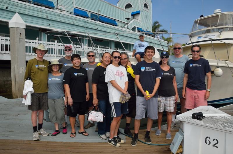 ODA Volunteer Crew before sailing on our marine debris removal expedition