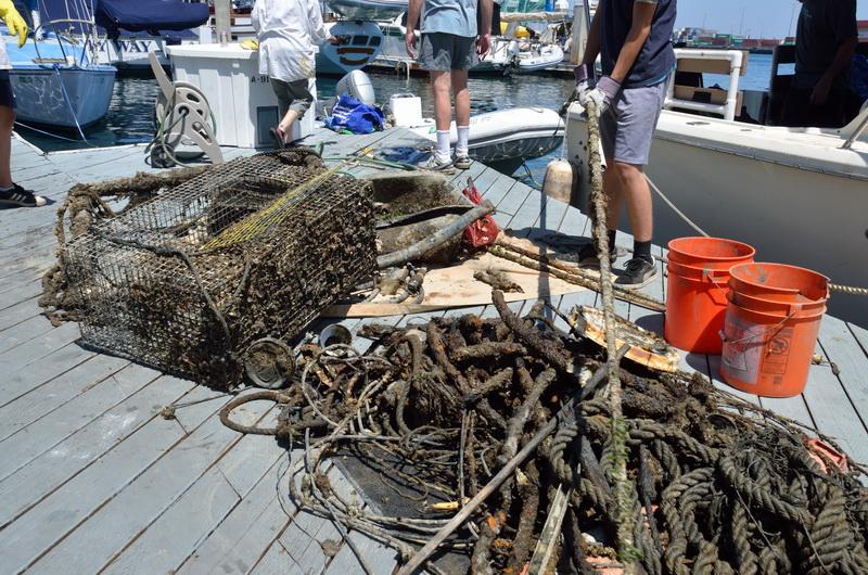 ODA hauled out a giant pile of ocean debris.