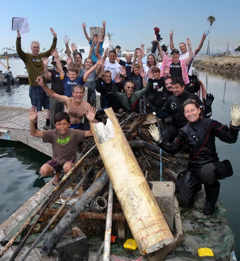 ODA Volunteers happy to clean the ocean