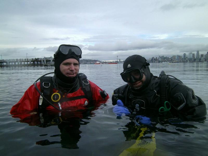 Portland volunteer Chad Miller diver