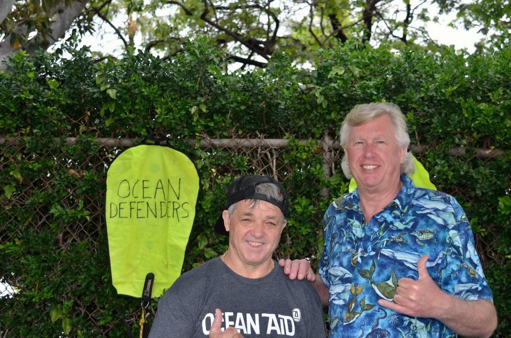 Bill Wyland and Kurt Lieber at OceanAID Festival
