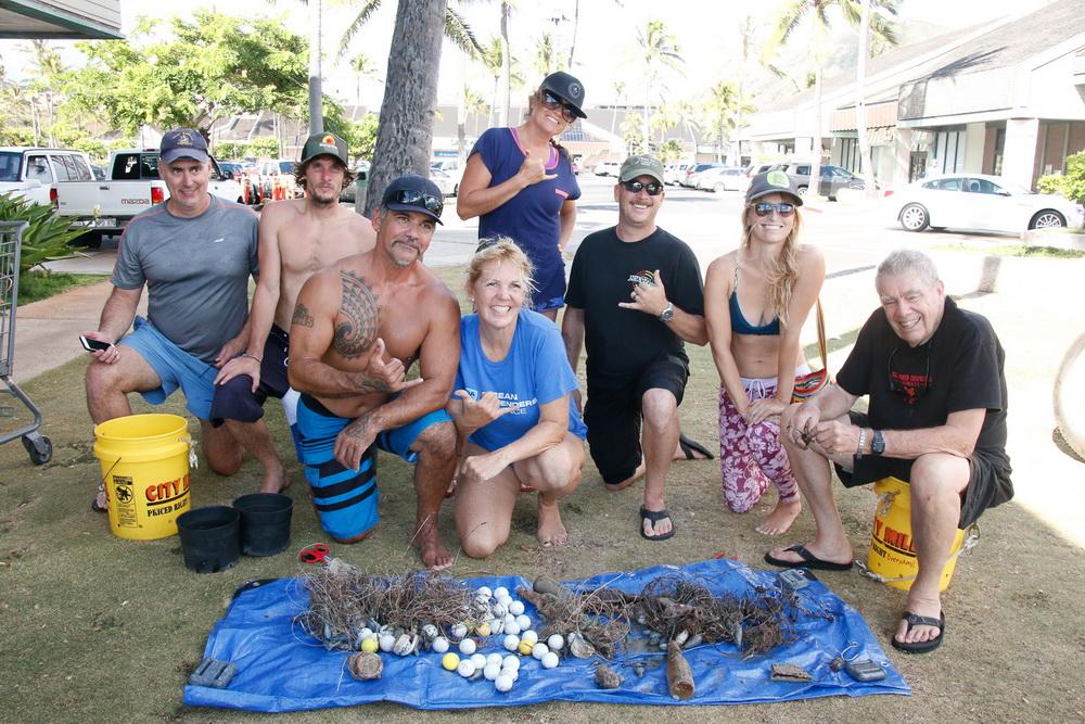 Ocean Defenders Alliance Hawaii Crew with days catch