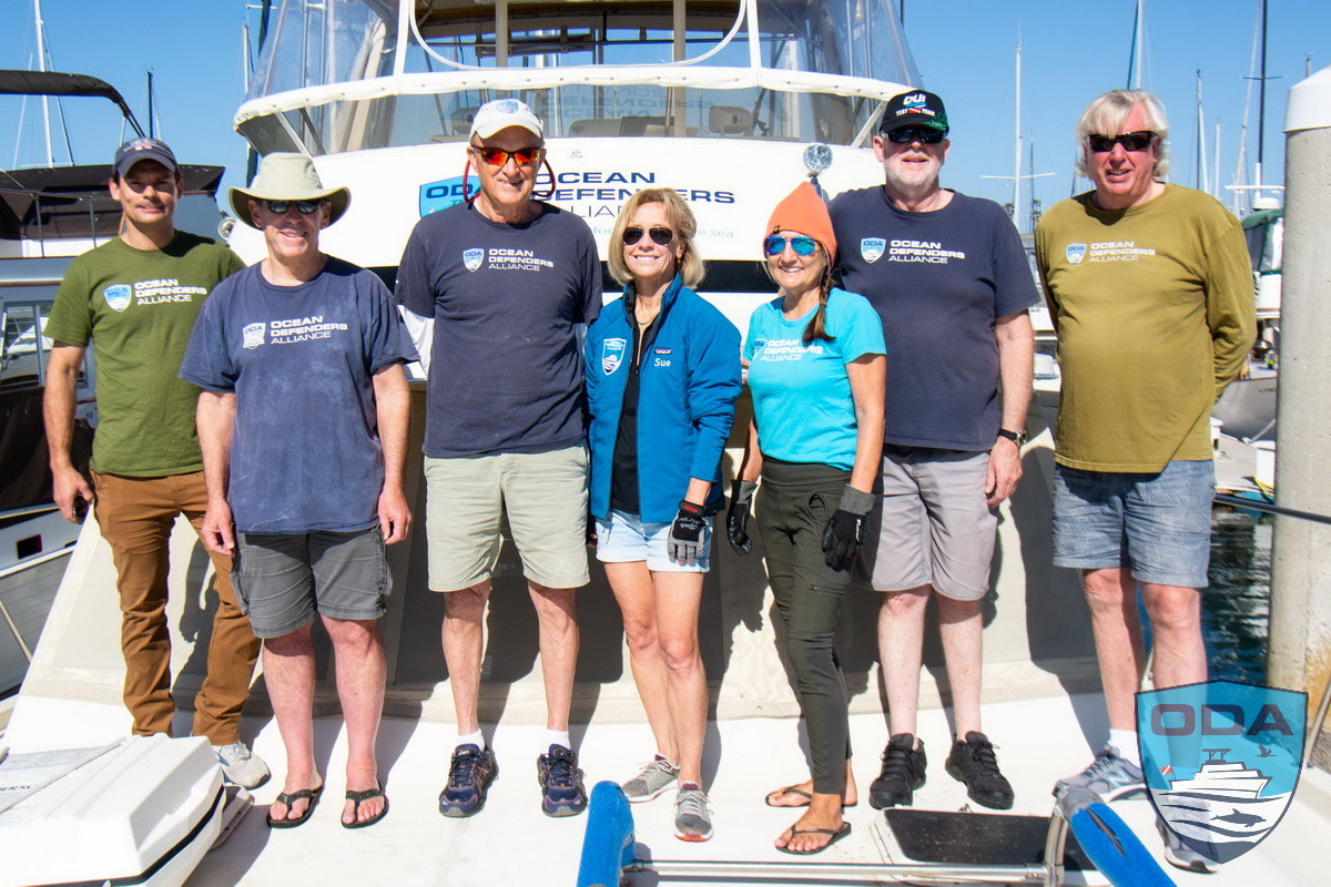 Ocean conservation Crew before departure 