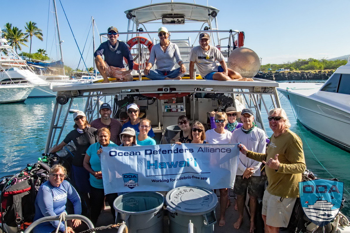 Volunteer ocean conservation Crew before departure
